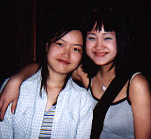 two girls at career fair