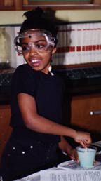 photo of girl mixing